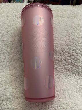 Disney Parks Starbucks Pink Iridescent Mickey Mouse Tumbler Cup